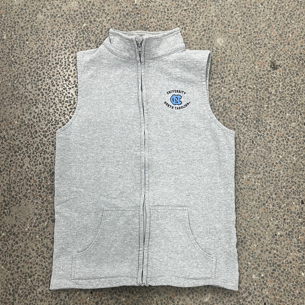 TC Gray Zip-Up Vest